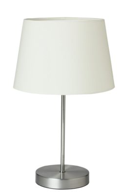 HOME Taper Touch Table Lamp - Cream